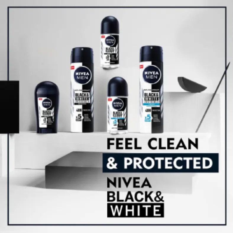 Nivea Black & White Invisible Deodorant