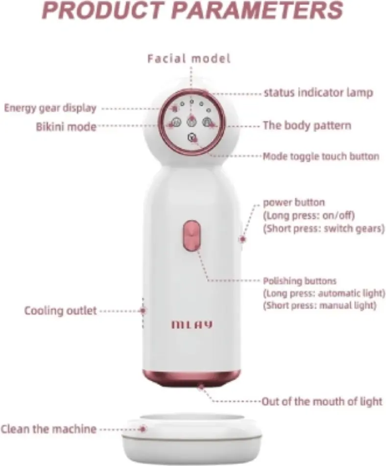 Poseidin laser hair removal device